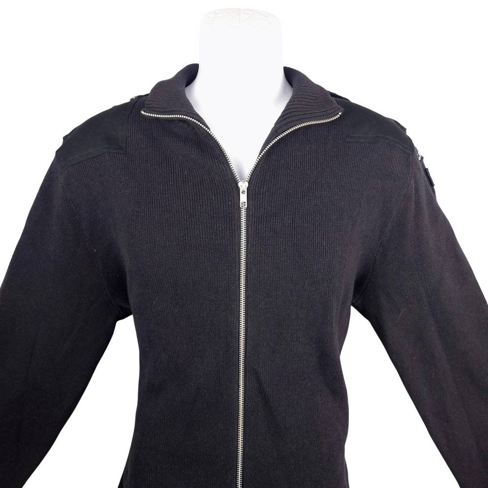 Red Canoe National Heritage Brands Mens Navy Cotton Full Zip Sweater Size L
